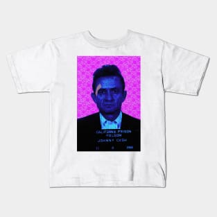 Johnny Cash Mugshot Kids T-Shirt